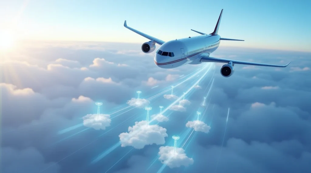 Ultra-realistic 3D simulation of an ADS-B system for Plane finder augmented reality