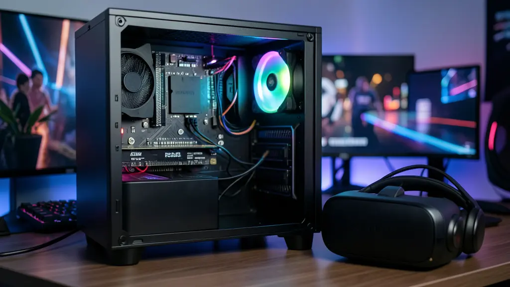 high-performance gaming PC hardware required for running VR PC games smoothly