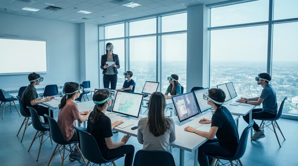 Future smart classroom powered by augmented reality in education and AI-enhanced learning